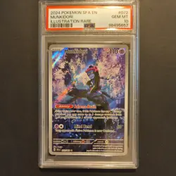 Munkidori 072/064 Pokemon Shrouded Fable Illustration Rare PSA 10 - Image 1