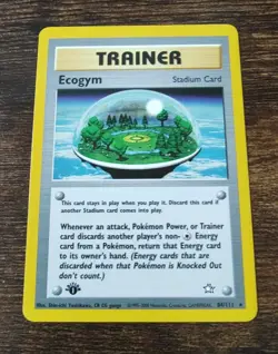 Pokemon Neo Genesis 1st Edition Ecogym 84/111 Non Holo - Image 1