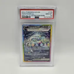 Pokemon Terapagos ex 170/142 Stellar Crown Special Illustration Rare EN PSA 10 - Image 1