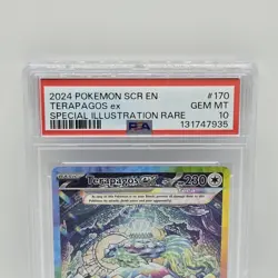 Pokemon Terapagos ex 170/142 Stellar Crown Special Illustration Rare EN PSA 10 - Image 3