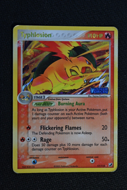POKEMON Typhlosion 17/115 Ex Unseen Forces Stamped Reverse Holo - Image 1