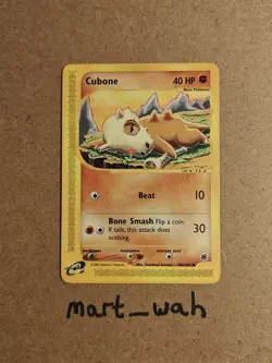 Cubone 103/165 2002 Pokemon Expedition - Image 1