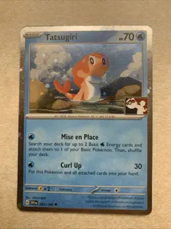 Pokemon TCG Tatsugiri 62/198 Prize Pack Series Holo ~Fart Swirl~ Mint - Image 3