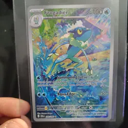 Pokemon TCG: Frogadier 089/086 Me04: Chaos Rising Holo Illustration Rare NM - Image 1