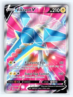 Pokemon TCG - Vikavolt V (Full Art) - SWSH03: Darkness Ablaze NM - Image 1