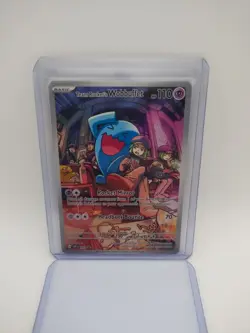 Pokemon TCG Team Rocket's Wobbuffet 203 SVP EN Promo Holo 110 HP - Image 1