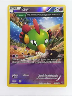 Pokemon Natu Delta Reverse Holo 28/108 ROS Roaring Skies LP/NM - Image 1