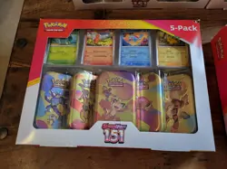 4x Pokemon 151 Costco Exclusive 5x Mini Tin Bundle (10x Sealed Packs Per Box) 🔥 - Image 4