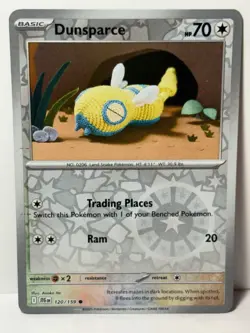Dunsparce Reverse Holo 120/159 SV09: Journey Together NM Pokemon Fast Ship - Image 1