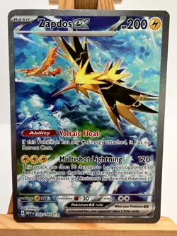 Pokemon TCG - S&V 151 - 202/165 Zapdos ex - Special Illustration Rare - NM/M #2 - Image 1