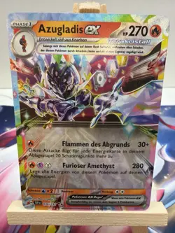 Azugladis ex 036/191 – Deutsch – Terakristall – Pokemon Stellarkrone – NM+ - Image 1
