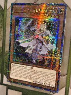YuGiOh DOGMATIKA ECCLESIA, THE VIRTUOUS Quarter Century Secret Rare RA01-EN020 - Image 1