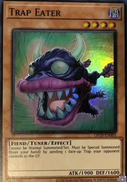 Trap Eater OP19-EN005 Super Rare OTS Tournament Pack 19 Yu-Gi-Oh Unlimited NM - Image 1