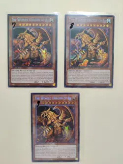 3x Yugioh! The Winged Dragon of Ra SBC2-END01 1st Ed LP - Image 1