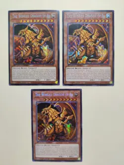 3x Yugioh! The Winged Dragon of Ra SBC2-END01 1st Ed LP - Image 2