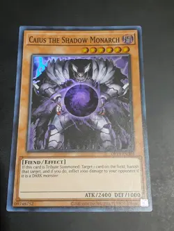 Yu-Gi-Oh! - Caius The Shadow Monarch - OP19-EN004 Super NM - Image 1