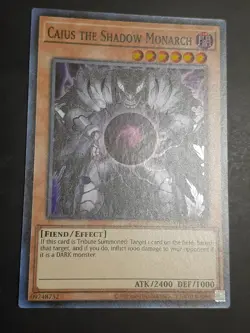 Yu-Gi-Oh! - Caius The Shadow Monarch - OP19-EN004 Super NM - Image 2