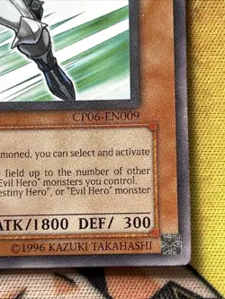 Elemental HERO Stratos CP06-EN009 Rare NM/LP Unlimited Edition Yu-Gi-Oh - Image 4