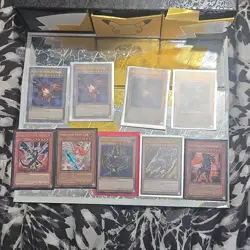 Yu-Gi-Oh! TCG Konami LOB Foil Lot (9) Limited Ed Red-Eyes Dark Magician - Image 1