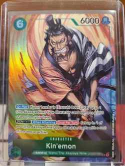 Kin'emon OP01-040 Alternate Art English One Piece TCG Romance Dawn - Image 1