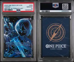 2025 PSA 10 ONE PIECE OP12-LEGACY OF THE MASTER | SPECIAL ALT ART TASHIGI 050 - Image 3