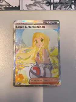 Lillie's Determination SIR 184/132 SIR Special Illustration Rare Pokemon IN HAND - Image 1