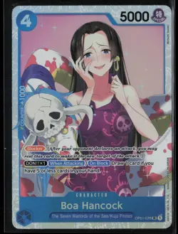 Boa Hancock OP01-078 One Piece Romance Dawn Super Rare Near Mint - Image 1