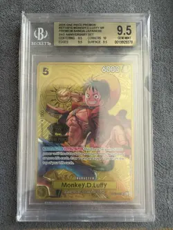 Monkey D Luffy ST13-015 SR 2nd Anniversary Set BGS 9.5 ENGLISH One Piece - Image 1