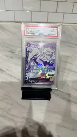 ONE PIECE CCG Gum-Gum Giant OP09-078 Alt Art Foil Premium Booster Vol. 2 PSA 10 - Image 1