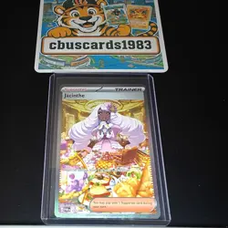 Pokemon TCG Full Art Holo Trainer-Supporter Jacinthe Card 122/088 English - Image 1