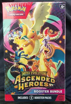 Pokemon TCG Mega Evolution : Ascended Heroes Booster Box (6 Packs Of 10 Cards)🔥 - Image 1