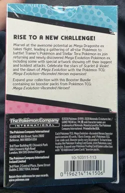 Pokemon TCG Mega Evolution : Ascended Heroes Booster Box (6 Packs Of 10 Cards)🔥 - Image 2