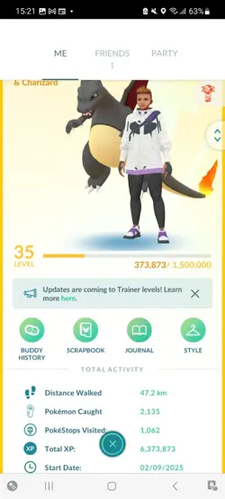 Pokemon Go (Stage 35) Shiny Charzard ( 57 Shinys ) - Image 1