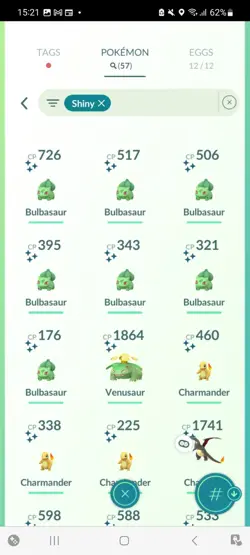 Pokemon Go (Stage 35) Shiny Charzard ( 57 Shinys ) - Image 3