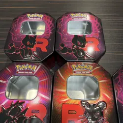 Pokemon TCG EMPTY Large Tins x10 - No Cards No Packs - Charizard / Team Rocket - Image 4