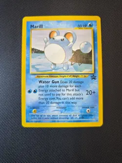 Pokemon TCG Marill 29/53 WOTC Promo Regular Vintage Card - Image 1