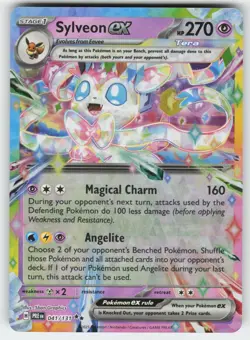 Sylveon ex 041/131 Holo Double Rare Prismatic Evolutions Pokemon Near Mint - Image 1