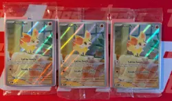 Pokemon TCG Fennekin x 3 Promo Sealed 080 Mega Evolution Chaos Rising ETB - Image 1