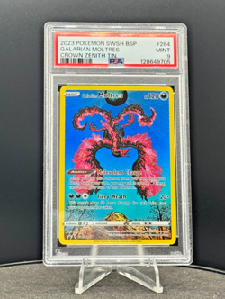 Pokemon Galarian Moltres Crown Zenith Tins Full Art Promo SWSH284 - Image 1
