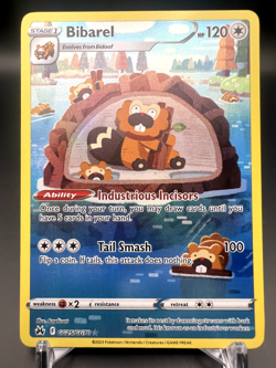 Bibarel GG25/GG70 Crown Zenith: Galarian Gallery Holo Pokemon NM ( x 1 only ) - Image 3