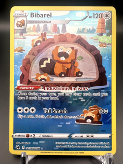 Bibarel GG25/GG70 Crown Zenith: Galarian Gallery Holo Pokemon NM ( x 1 only ) - Image 5