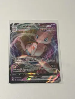 Pokemon TCG Mew VMAX 114/264 Swsh08 Fusion Strike Full Art Holo UR 2021 - Image 1