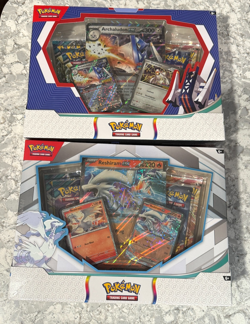 Pokemon Reshiram & Archaludon EX Collection Box Bundle - 2 PACK SEALED - Image 1