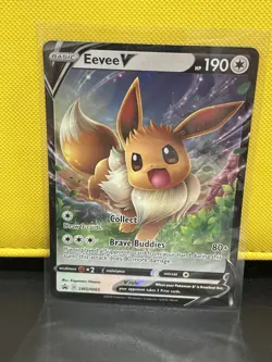 2020 Pokemon Eevee V SWSH065 V Powers Tin Promo Black Star Promo - Image 1