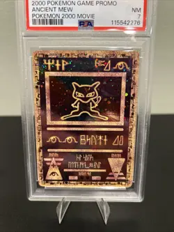 2000 Pokemon Ancient Mew Holo - 2000 Movie Promo 🔥PSA 7 - Image 2