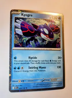 Suicune 026/094 & Kyogre 034/132 Cosmos Holo Knockout Promo Pokemon TCG Mega Evo - Image 5