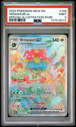 2023 POKEMON 151 SPECIAL ILLUSTRATION RARE #198 VENUSAUR EX ⭐PSA 9 MINT⭐ - Image 1