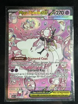 Mega Diancie ex 282/217 Ascended Heroes Holo Pokemon - Image 1