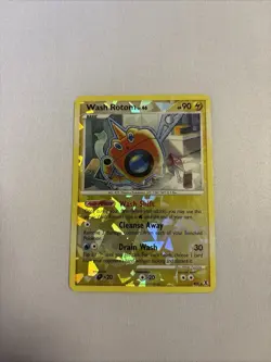 WASH ROTOM RT5 RISING RIVALS POKEMON ENLGISH ULTRA RARE CRACKED ICE HOLO 2009 - Image 1