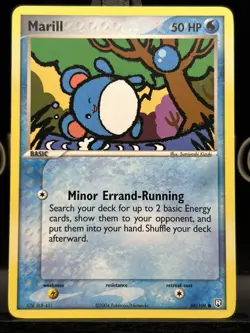 Marill 68/109 Common EX Team Rocket Returns Pokemon Regular VLP - Image 3